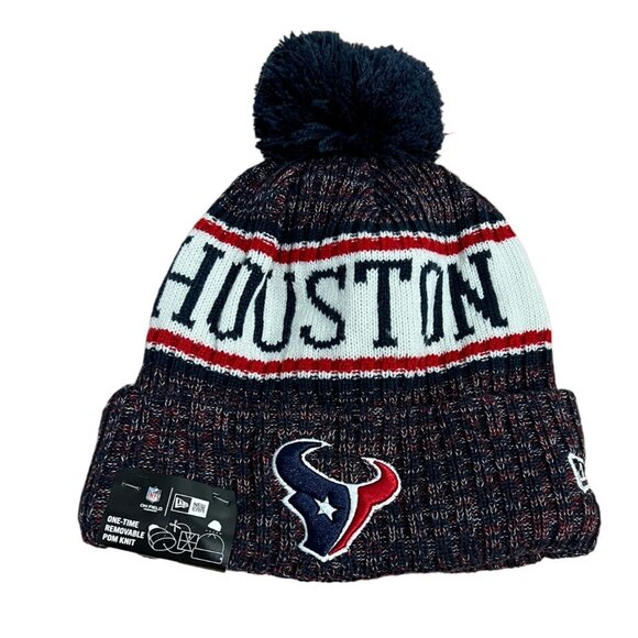 New Era Houston Texan Sport Knit Cap NFL On Field Sideline - Picture 1 of 3
